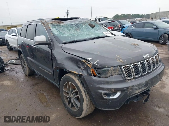 2017 Jeep Grand Cherokee Limited with VIN 1C4RJEBG0HC915453, listed as a IAAI auction lot 41461184 with 194,506 mi miles. Bid and sale history available at carsss.com. Image 1.