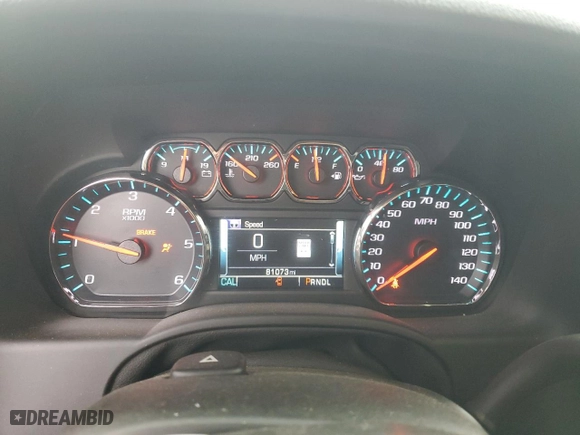 2020 Chevrolet Suburban Premier with VIN 1GNSKJKC7LR175188, listed as a Copart auction lot 80072084 with 81,073 mi miles and Salvage Title. Bid and sale history available at carsss.com. Image 9.
