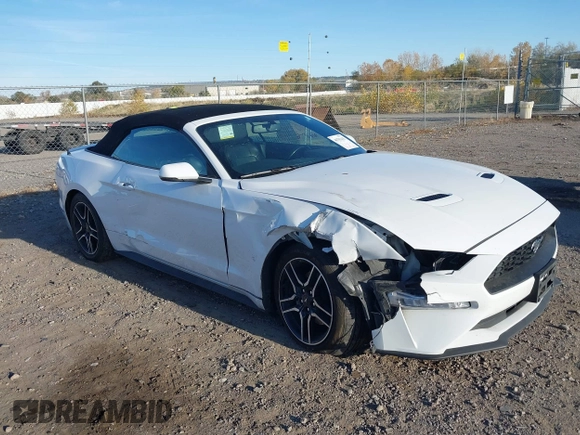 2019 Ford Mustang EcoBoost with VIN 1FATP8UH4K5188380, listed as a IAAI auction lot 40703415 with 63,748 mi miles. Bid and sale history available at carsss.com. Image 1.
