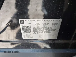2018 GMC Terrain SLE z VIN 3GKALTEVXJL395802, wystawiony jako IAAI lot #41904399 z przebiegiem 54 499 mil mil oraz . Historia ofert i sprzedaży dostępna na DreamBid. Obrazek 9.
