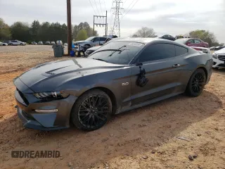 2019 Ford Mustang GT with VIN 1FA6P8CF0K5124320, listed as a Copart auction lot 48339554 with 102,387 mi miles and Salvage title. Bid and sale history available at DreamBid. Image 1.