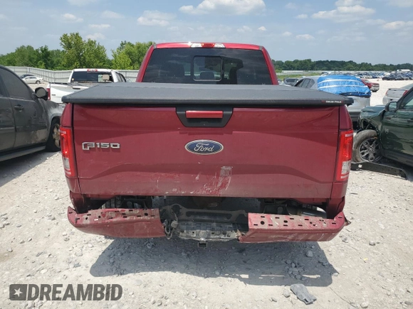 2016 Ford F-150 XLT with VIN 1FTEX1EP5GFA29580, listed as a Copart auction lot 60335645 with 96,690 mi miles and Clean title. Bid and sale history available at DreamBid. Image 6.