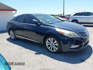 2012 Hyundai Azera with VIN KMHFG4JG9CA166469, listed as a IAAI auction lot 42054553 with 117,244 mi miles. Bid and sale history available at carsss.com. Image 1.