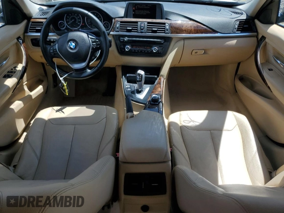 2015 BMW 3 Series 328i with VIN WBA3A5C58FF607345, listed as a Copart auction lot 58161395 with 33,011 mi miles and Salvage title. Bid and sale history available at DreamBid. Image 8.