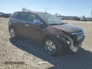 2010 Lincoln MKX with VIN 2LMDJ8JC4ABJ16887, listed as a Copart auction lot 46526765 with 166,533 mi miles and Salvage Title. Bid and sale history available at DreamBid. Image 4.