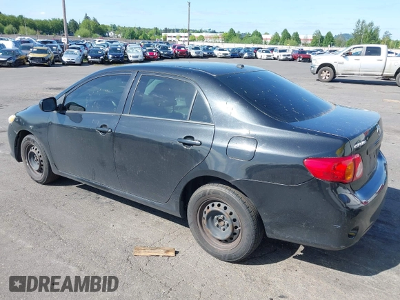 2009 Toyota Corolla with VIN JTDBL40E899046607, listed as a IAAI auction lot 42141452 with 204,769 mi miles. Bid and sale history available at carsss.com. Image 3.