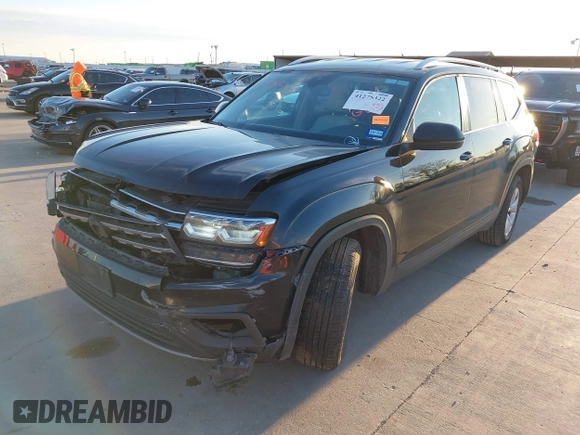 2018 Volkswagen Atlas SE with VIN 1V2DR2CA8JC536295, listed as a IAAI auction lot 41275322 with 166,684 mi miles and . Bid and sale history available at DreamBid. Image 18.