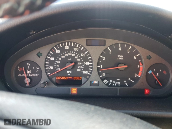 1999 BMW 3 Series M3 with VIN WBSBG9331XEY81196, listed as a Copart auction lot 73540764 with 85,068 mi miles and Salvage Title. Bid and sale history available at carsss.com. Image 9.