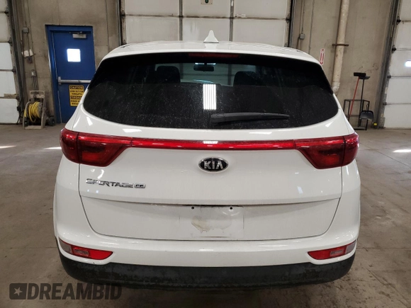 2019 Kia Sportage LX with VIN KNDPM3AC2K7568662, listed as a Copart auction lot 48356255 with 26,217 mi miles and Salvage Title. Bid and sale history available at carsss.com. Image 6.