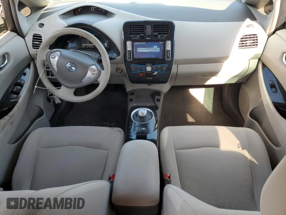 2011 Nissan LEAF SL-e with VIN JN1AZ0CP7BT000987, listed as a Copart auction lot 50105945 with 168,027 mi miles and Clean Title. Bid and sale history available at carsss.com. Image 8.