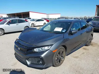 2018 Honda Civic Hatchback Sport with VIN SHHFK7H44JU215077, listed as a IAAI auction lot 41860456 with 117,077 mi miles. Bid and sale history available at carsss.com. Image 17.