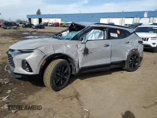 2021 Chevrolet Blazer RS z VIN 3GNKBERS3MS570651, wystawiony jako Copart lot #49137475 z przebiegiem Nie podano mil oraz Nie do naprawy • Non repairable. Historia ofert i sprzedaży dostępna na DreamBid. Obrazek 1.