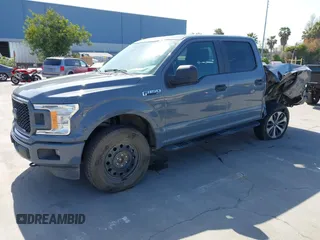 2019 Ford F-150 XL with VIN 1FTEW1EP6KKC99243, listed as a IAAI auction lot 42057955 with 99,666 mi miles. Bid and sale history available at carsss.com. Image 18.