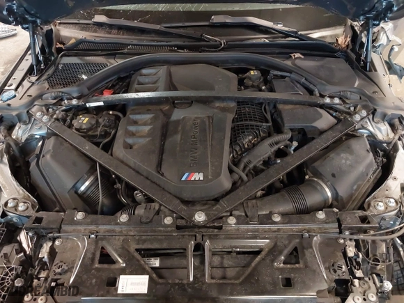 2023 BMW M4 Competition xDrive with VIN WBS33BA01PCL30830, listed as a IAAI auction lot 41402469 with 21,796 mi miles. Bid and sale history available at carsss.com. Image 10.