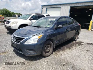 2017 Nissan Versa S Plus with VIN 3N1CN7AP7HL805854, listed as a Copart auction lot 64832325 with 40,240 mi miles and Salvage title. Bid and sale history available at DreamBid. Image 1.