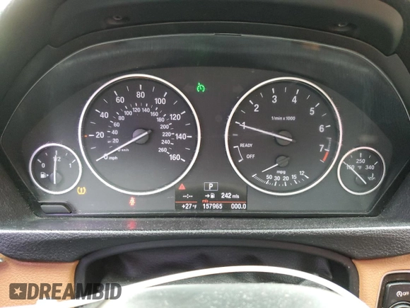 2012 BMW 3 Series 328i with VIN WBA3A5C55CF257376, listed as a Copart auction lot 46587005 with 157,965 mi miles and Salvage Title. Bid and sale history available at carsss.com. Image 9.