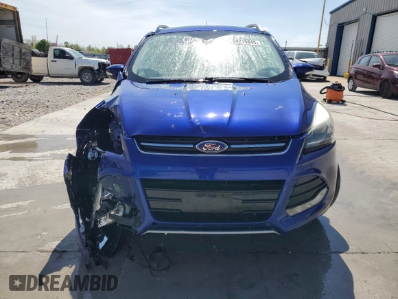 2015 Ford Escape Titanium with VIN 1FMCU9J97FUA00075, listed as a Copart auction lot 54215845 with 99,818 mi miles and Salvage title. Bid and sale history available at DreamBid. Image 5.