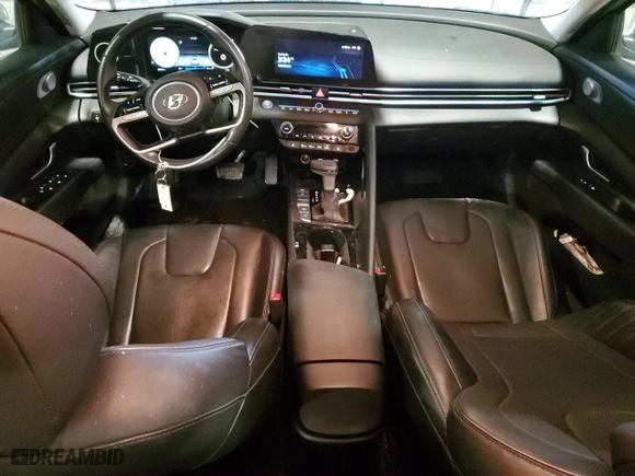 2023 Hyundai Elantra Limited with VIN KMHLP4AG8PU395216, listed as a Copart auction lot 46175485 with 17,382 mi miles and Salvage Title. Bid and sale history available at carsss.com. Image 8.