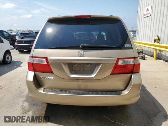 2007 Honda Odyssey EX-L with VIN 5FNRL387X7B430079, listed as a Copart auction lot 52916175 with 181,959 mi miles and Salvage Title. Bid and sale history available at carsss.com. Image 6.