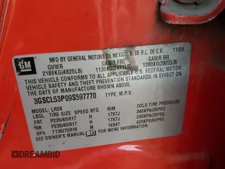 2009 Saturn VUE XR z VIN 3GSCL53P09S597770, wystawiony jako Copart lot #70249394 z przebiegiem 130 970 mil mil oraz Czysty tytuł • Clean title. Historia ofert i sprzedaży dostępna na DreamBid. Obrazek 14.