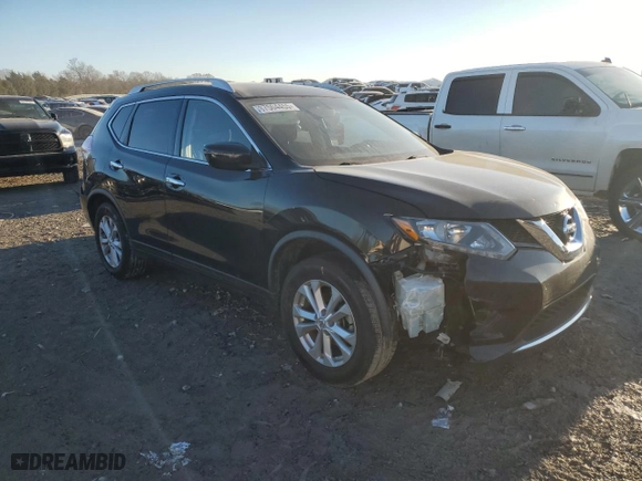 2016 Nissan Rogue SV with VIN JN8AT2MT3GW026759, listed as a Copart auction lot 87504455 with 173,660 mi miles and Salvage Title. Bid and sale history available at carsss.com. Image 4.