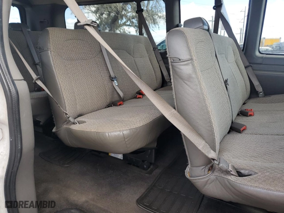 2017 Chevrolet Express Passenger LT with VIN 1GAZGPFF7H1134008, listed as a Copart auction lot 82833454 with 43,877 mi miles and Salvage Title. Bid and sale history available at carsss.com. Image 11.