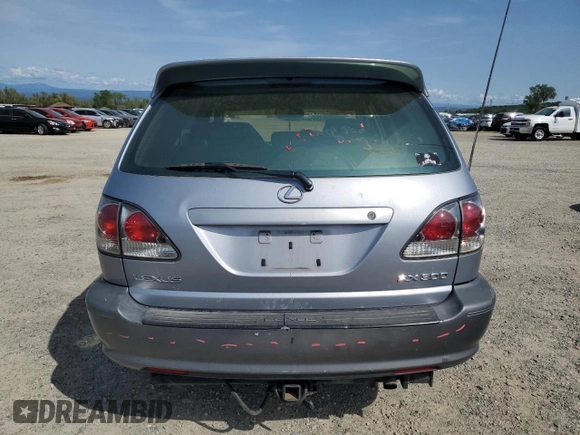 2003 Lexus RX 300 with VIN JTJGF10U630162383, listed as a Copart auction lot 52110055 with 236,303 mi miles and Salvage Title. Bid and sale history available at carsss.com. Image 6.
