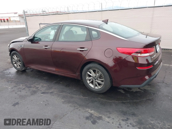 2019 Kia Optima LX z VIN 5XXGT4L38KG337200, wystawiony jako IAAI lot #41807462 z przebiegiem 126 429 mil mil oraz . Historia ofert i sprzedaży dostępna na DreamBid. Obrazek 3.