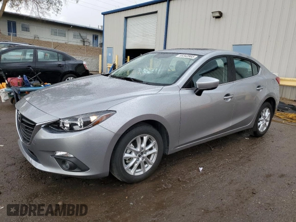 2015 Mazda 3 i Grand Touring z VIN JM1BM1W76F1239689, wystawiony jako Copart lot #55343985 z przebiegiem 14 789 mil mil oraz Szkoda całkowita • Salvage title. Historia ofert i sprzedaży dostępna na DreamBid. Obrazek 1.
