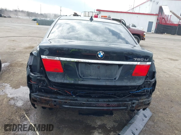 2011 BMW 7 Series 750Li xDrive with VIN WBAKC8C52BC431668, listed as a IAAI auction lot 41623575 with 117,306 mi miles. Bid and sale history available at carsss.com. Image 17.