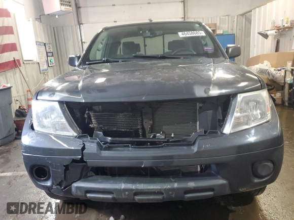 2012 Nissan Frontier SV with VIN 1N6AD0CU7CC480206, listed as a Copart auction lot 46458685 with 126,523 mi miles and Salvage title. Bid and sale history available at DreamBid. Image 5.