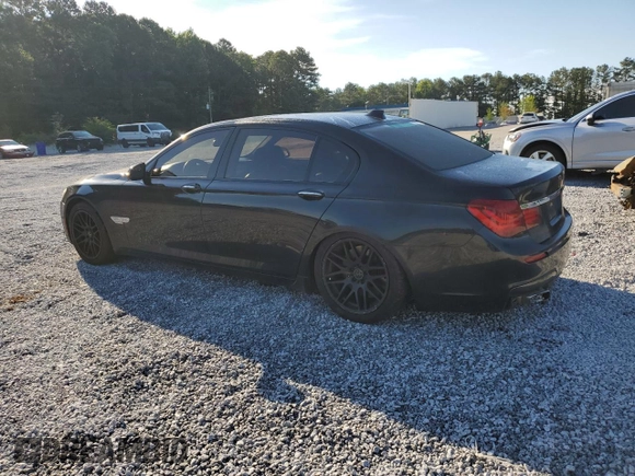 2013 BMW 7 Series 750Li with VIN WBAYE8C53DDE22191, listed as a Copart auction lot 58224424 with 176,297 mi miles and Salvage title. Bid and sale history available at DreamBid. Image 2.