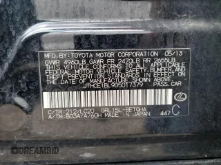 2013 Lexus GS 350 with VIN JTHCE1BL9D5017379, listed as a Copart auction lot 62955974 with 154,531 mi miles and Salvage title. Bid and sale history available at DreamBid. Image 13.