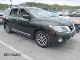 2015 Nissan Pathfinder SL z VIN 5N1AR2MM9FC708298, wystawiony jako IAAI lot #42007408 z przebiegiem 144 114 mil mil oraz . Historia ofert i sprzedaży dostępna na DreamBid. Obrazek 1.