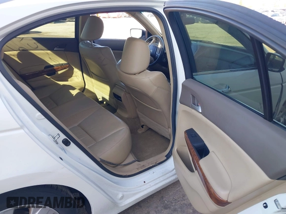 2010 Honda Accord Sdn EX-L with VIN 1HGCP3F86AA021164, listed as a IAAI auction lot 41822895 with 152,885 mi miles. Bid and sale history available at carsss.com. Image 8.