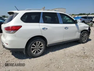 2013 Nissan Pathfinder SV with VIN 5N1AR2MM2DC671348, listed as a Copart auction lot 58635704 with 143,505 mi miles and Salvage Title. Bid and sale history available at carsss.com. Image 3.