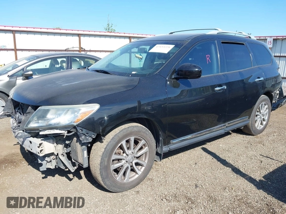 2014 Nissan Pathfinder SL z VIN 5N1AR2MM9EC729747, wystawiony jako IAAI lot #42433221 z przebiegiem 172 685 mil mil oraz . Historia ofert i sprzedaży dostępna na DreamBid. Obrazek 2.