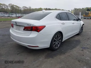 2017 Acura TLX V6 w/Technology Pkg with VIN 19UUB2F52HA001328, listed as a IAAI auction lot 41946365 with 143,698 mi miles. Bid and sale history available at carsss.com. Image 4.