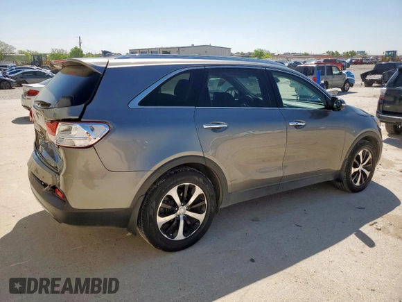 2017 Kia Sorento EX V6 with VIN 5XYPH4A53HG308066, listed as a Copart auction lot 52201395 with 119,910 mi miles and Salvage Title. Bid and sale history available at carsss.com. Image 3.
