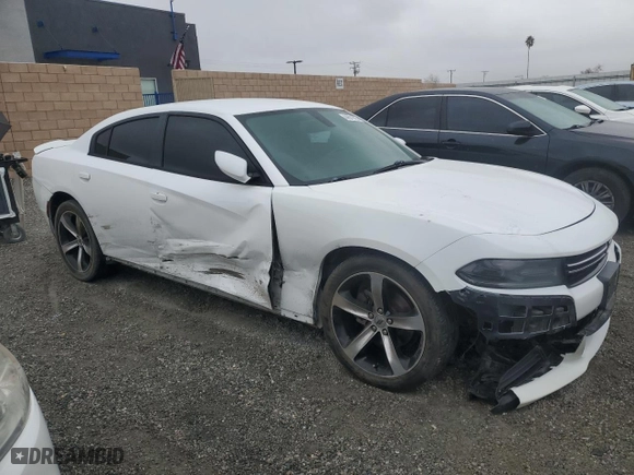 2017 Dodge Charger SE with VIN 2C3CDXBG9HH630230, listed as a Copart auction lot 44601825 with 124,975 mi miles and Salvage Title. Bid and sale history available at carsss.com. Image 4.