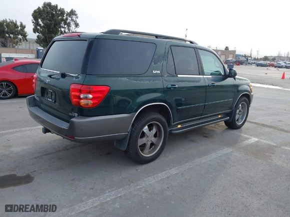 2004 Toyota Sequoia SR5 with VIN 5TDZT34A84S225563, listed as a IAAI auction lot 41601550 with 213,959 mi miles. Bid and sale history available at carsss.com. Image 4.