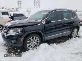 2013 Volkswagen Tiguan SE z VIN WVGBV7AX5DW519395, wystawiony jako Copart lot #79679444 z przebiegiem 154 760 mil mil oraz Szkoda całkowita • Salvage title. Historia ofert i sprzedaży dostępna na DreamBid. Obrazek 1.