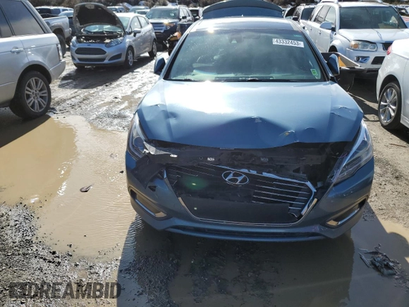2016 Hyundai Sonata Hybrid Limited with VIN KMHE34L12GA009758, listed as a Copart auction lot 43332453 with 0 mi miles. Bid and sale history available at carsss.com. Image 5.