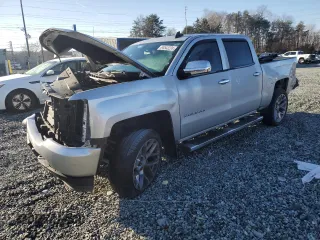 2018 Chevrolet Silverado 1500 Custom with VIN 3GCPCPEC0JG216011, listed as a Copart auction lot 84542224 with Not Provided miles and Salvage Title. Bid and sale history available at DreamBid. Image 1.