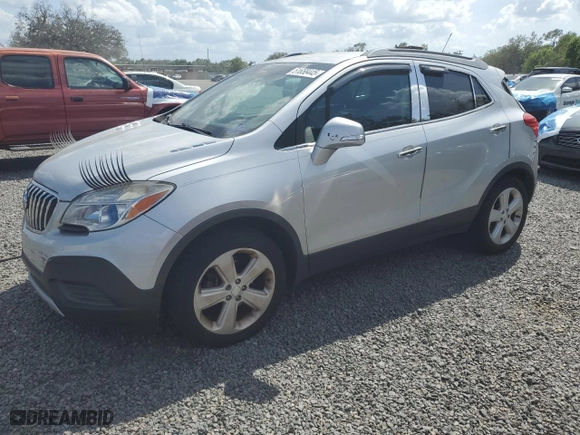 2016 Buick Encore with VIN KL4CJASB2GB566653, listed as a Copart auction lot 51658445 with 56,808 mi miles and Salvage Title. Bid and sale history available at carsss.com. Image 1.