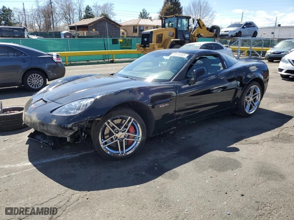 2008 Chevrolet Corvette Z06 with VIN 1G1YY26EX85121524, listed as a Copart auction lot 50619465 with 0 mi miles and Salvage Title. Bid and sale history available at carsss.com. Image 1.