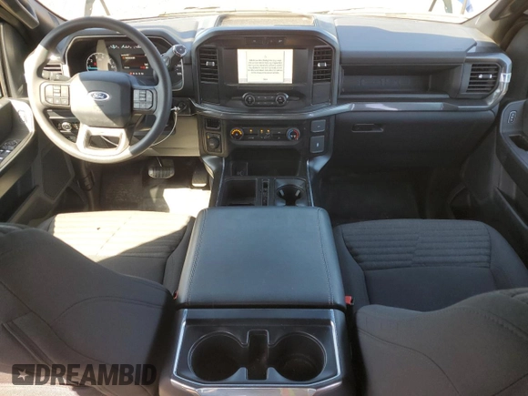 2023 Ford F-150 XL with VIN 1FTEW1EP4PKE26482, listed as a Copart auction lot 51095425 with 4,132 mi miles and Salvage Title. Bid and sale history available at carsss.com. Image 8.
