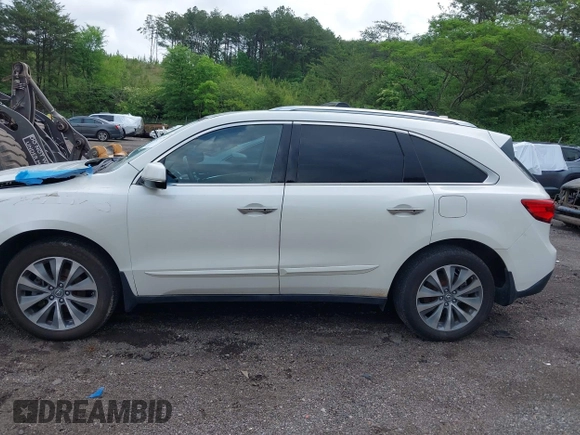 2014 Acura MDX Technology with VIN 5FRYD4H40EB022755, listed as a IAAI auction lot 42114240 with Not provided miles and . Bid and sale history available at DreamBid. Image 12.