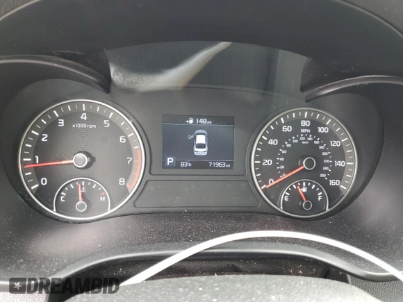 2019 Kia Optima LX z VIN 5XXGT4L38KG308568, wystawiony jako Copart lot #57218295 z przebiegiem 71 963 mil mil oraz Szkoda całkowita • Salvage title. Historia ofert i sprzedaży dostępna na DreamBid. Obrazek 9.