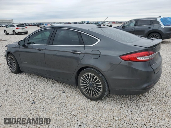 2018 Ford Fusion Hybrid Titanium with VIN 3FA6P0RU8JR176488, listed as a Copart auction lot 47187335 with 102,615 mi miles and Salvage Title. Bid and sale history available at carsss.com. Image 2.
